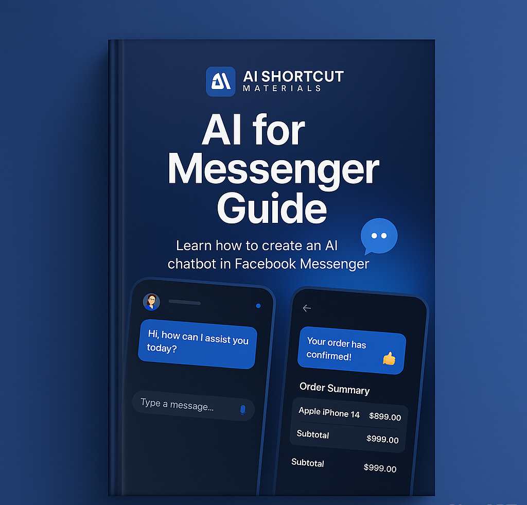 Ai for FB Messenger Guide - Practical Step by Step Easy to Follow eBook