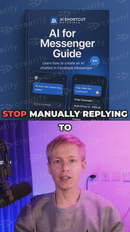 Ai for FB Messenger Guide - Practical Step by Step Easy to Follow eBook